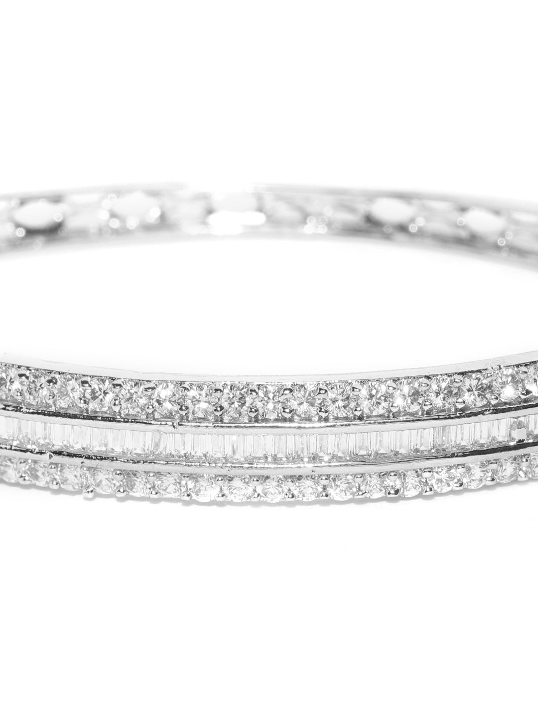 70 ct. t.w. Diamond-Studded Bangle Bracelet in 18kt Gold Over Sterling |  Ross-Simons